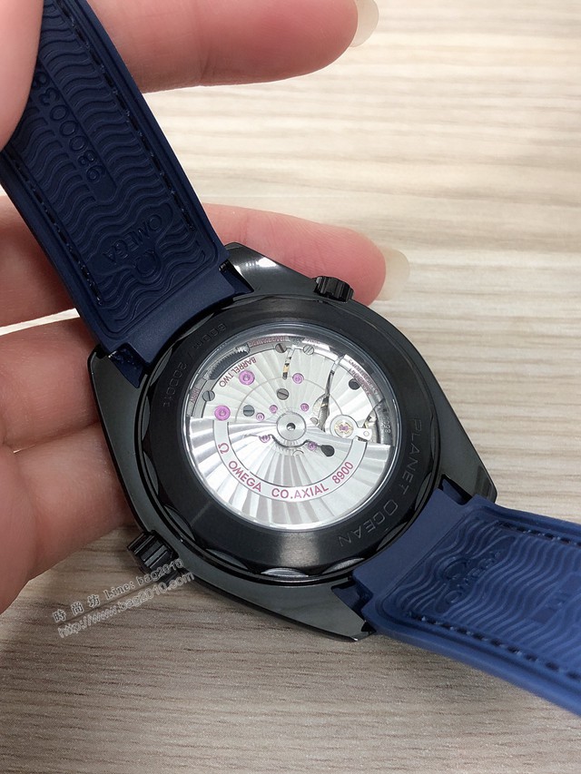 歐米茄高端手錶 OMEGA複刻海馬海洋宇宙600米三針男士腕表  gjs1959